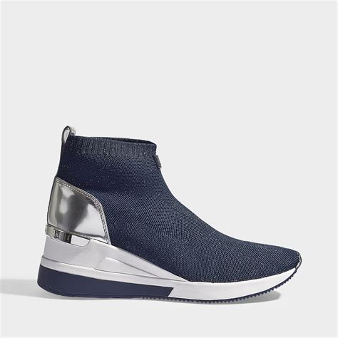 michael kors skyler white|michael kors bootie sneakers.